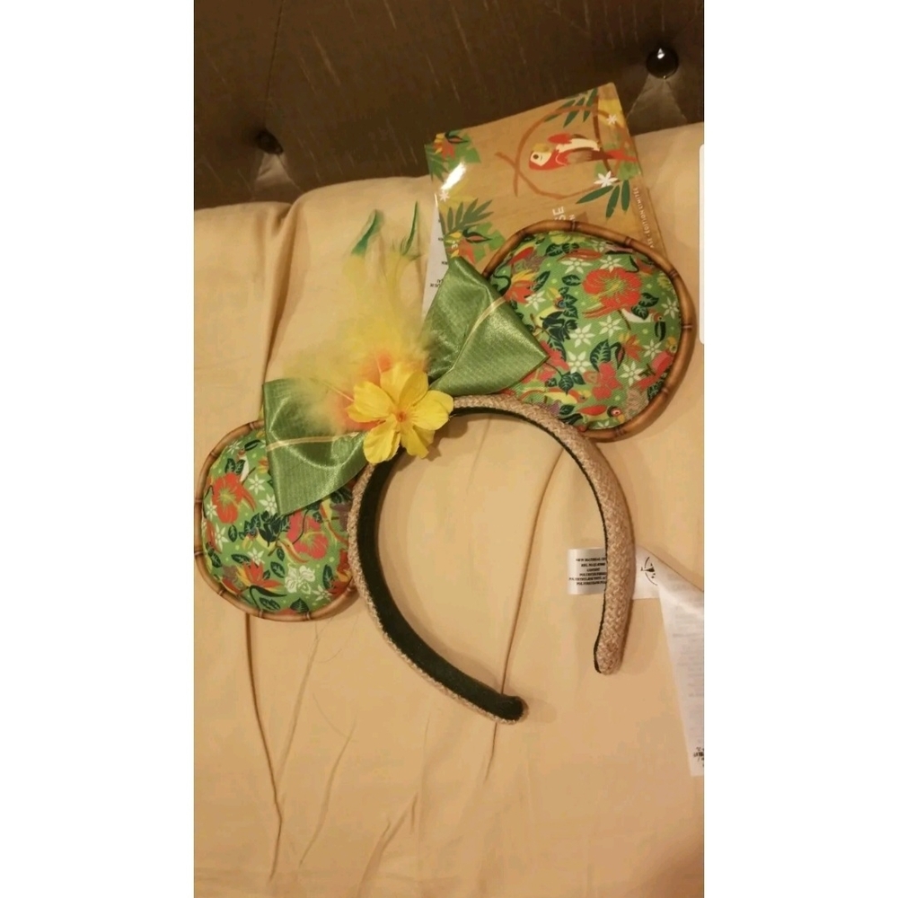 Disneyland Minnie Mouse Main Attraction Tiki Room Limited Edition Ears
